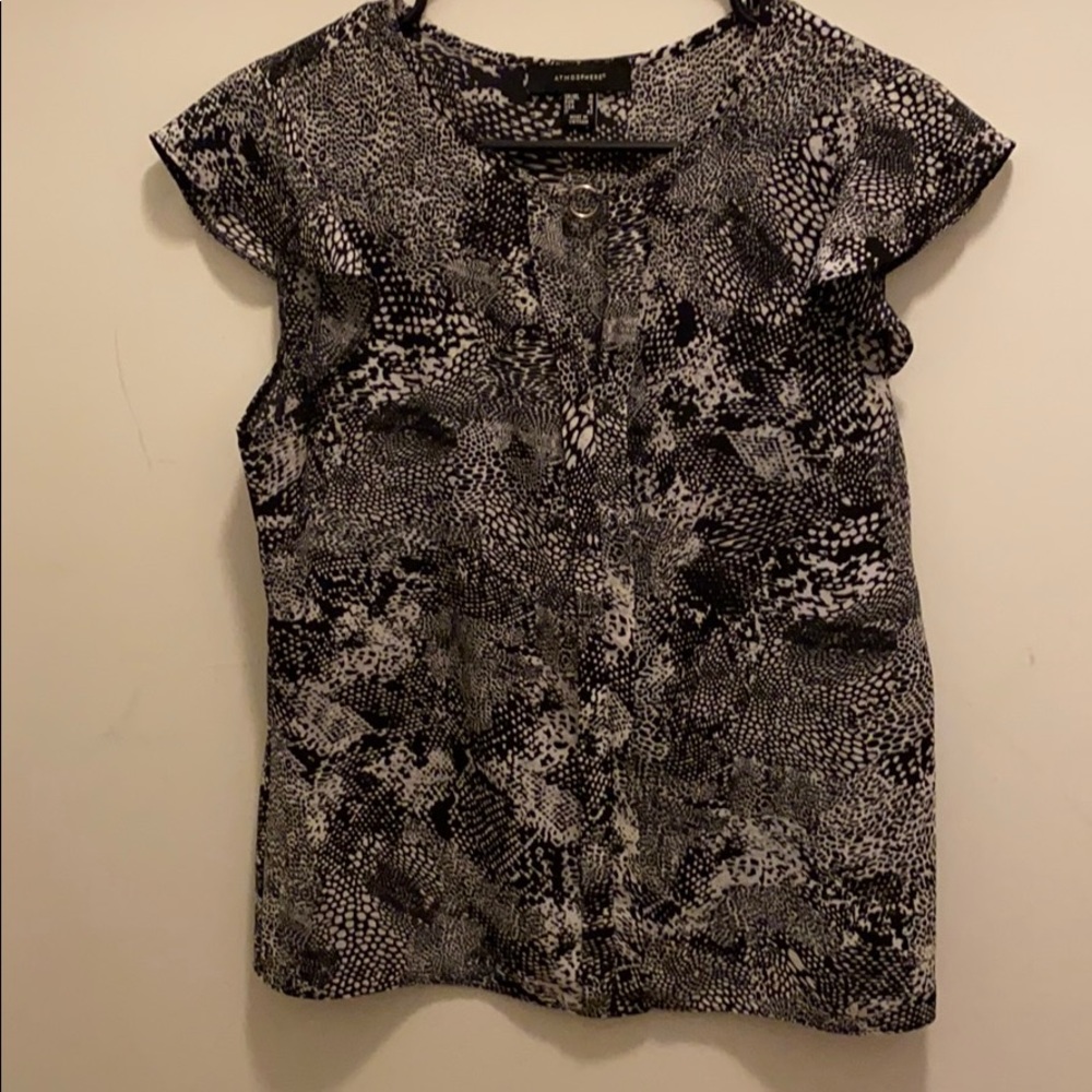 Animal print blouse